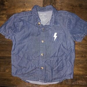 Okie Dokie Denim Button-Up Shirt